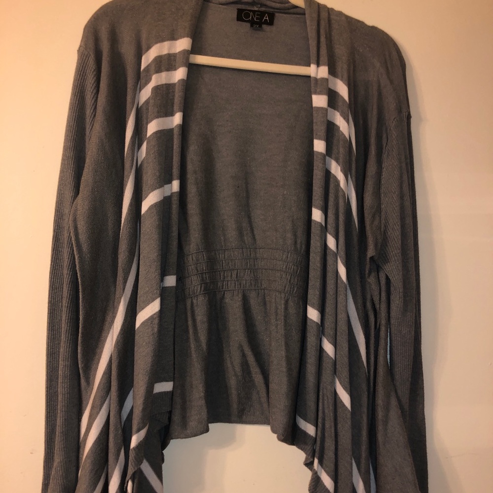 Striped cardigan